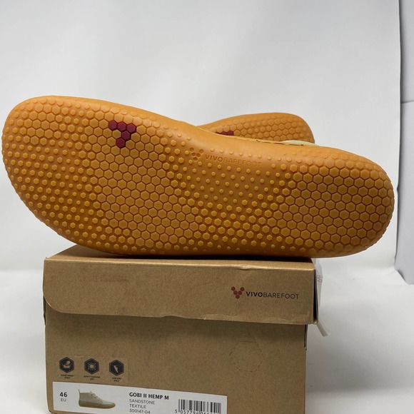 Vivobarefoot Gobi II Hemp Sandstone Mens Boots EU 49 US 15 NEW - Picture 5 of 8